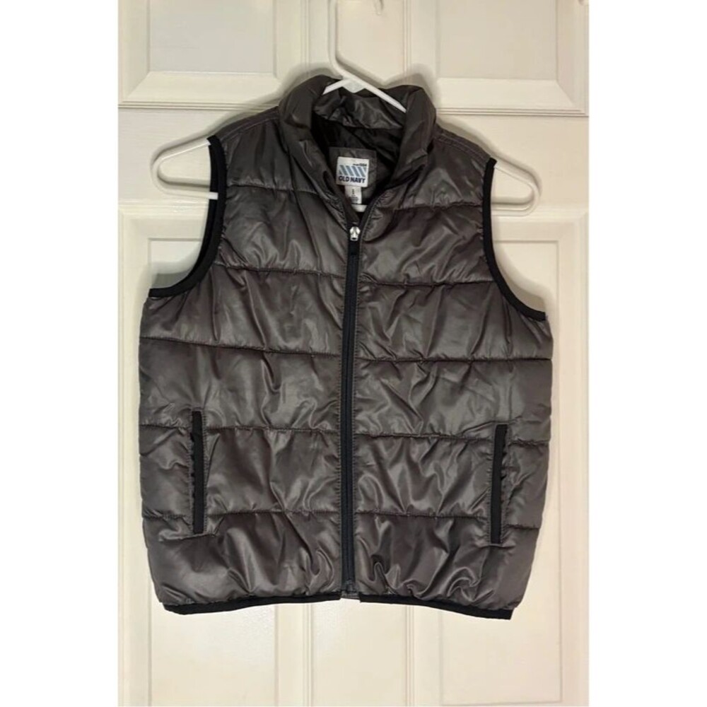 Old Navy Puffer Vest Iron Throne Grey Size Child's Small